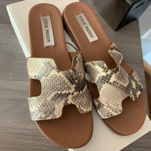 Steve Madden Snakeskin sandals